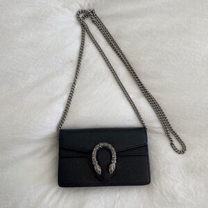Gucci Black Dionysus Mini Crossbody Bag